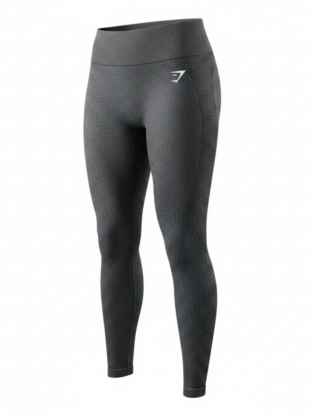Gymshark Seamless High-Waist Leggings in Charcoal Gray Sz M